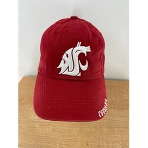 Washington State Cougars Hat Captivating Men's Adjustable Crimson White